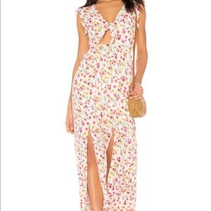 BB Dakota flutter sleeve maxi dress, new with tags